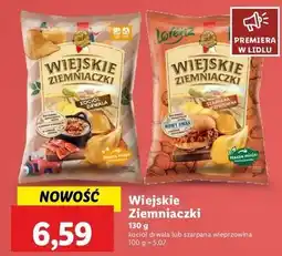 Lidl Chipsy szarpana wieprzowina Lorenz Wiejskie Ziemniaczki oferta