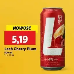 Lidl Piwo Lech Cherry Plum oferta