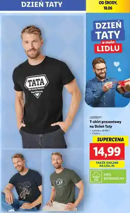 Lidl T-shirt na dzień taty m-2xl Livergy oferta
