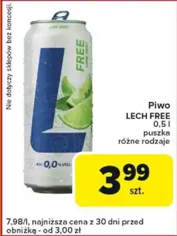 Carrefour Express Piwo LECH FREE oferta