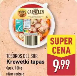 ALDI TESOROS DEL SUR Krewetki tapas oferta