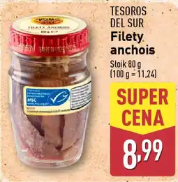 ALDI TESOROS DEL SUR Filety anchois oferta
