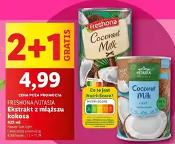 Lidl Mleczko kokosowe Freshona oferta