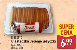 ALDI BISCOTTO Ciasteczka Jelenie języczki oferta