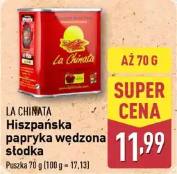 ALDI LA CHINATA Hiszpańska papryka wędzona papryka wędzona słodka oferta