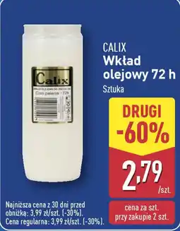 ALDI CALIX Wkład olejowy 72 h oferta