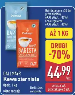 ALDI DALLMAYR Kawa ziarnista oferta