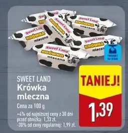ALDI Krówka Sweet Land mleczna oferta