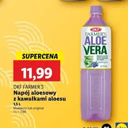 Lidl Napój aloesowy Okf farmer's aloe vera oferta