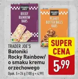 ALDI Batoniki Rocky Rainbow o smaku kremu orzechowego TRADER JOE'S oferta