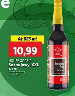 Lidl Sos sojowy jasny House of asia oferta