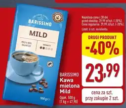 ALDI Kawa mielona Barissimo Mild oferta