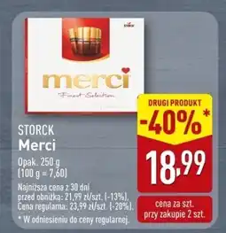 ALDI Czekoladki Merci Storck oferta