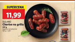 Lidl Kiełbasa wieprzowa chorizo łagodna Dulano oferta