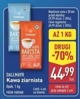 ALDI Kawa ziarnista Dallmayr oferta
