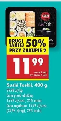 Biedronka Sushi toshii Sushi 4you oferta