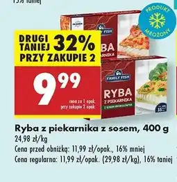 Biedronka Ryba z piekarnika z sosem włoskim Family fish oferta