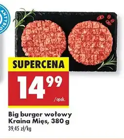 Biedronka Big burger wołowy Kraina mięs oferta