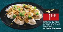 Wafelek Pierogi Tadzia różne rodzaje Wyrób własny oferta
