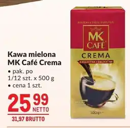 Makro Kawa mielona MK Café Crema oferta