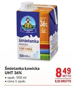 Makro Śmietanka Łowicka UHT 36% oferta