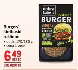 Makro Burger/kiełbaski roślinne Dobra kaloria oferta