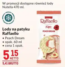 Makro Lody na patyku Raffaello Peach Dream oferta
