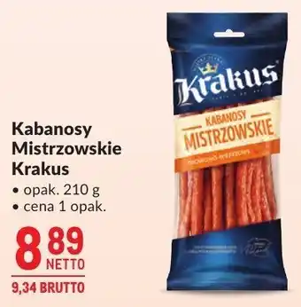 Makro Kabanosy Mistrzowskie Krakus oferta