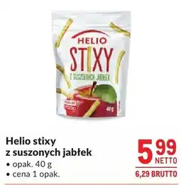 Makro Stixy z suszonych jabłek Helio oferta
