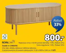 JYSK Royal oak stolik tv lyngvig oferta
