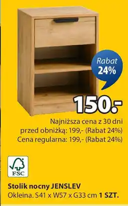 JYSK Stolik nocny jenslev oferta