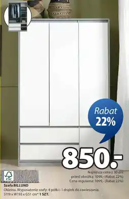 JYSK Szafa billund oferta