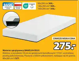 JYSK Materac sprężynowy banelva bs25 oferta