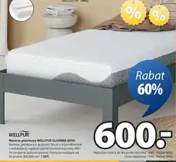 JYSK Wellpur materac piankowy wellpur glomma gf30 oferta