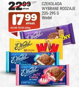 Społem Czekolada E. Wedel oferta