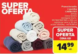 Carrefour Prześcieradło z gumką oferta