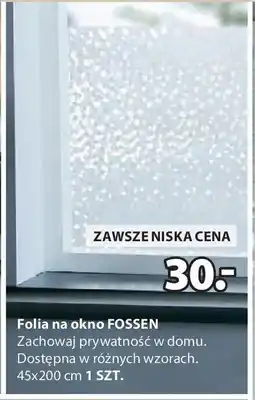 JYSK Folia na okno fossen oferta