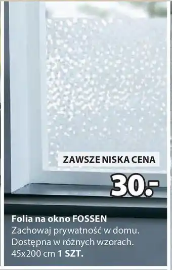 JYSK Folia na okno fossen oferta