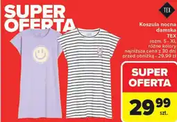 Carrefour Koszula nocna damska TEX oferta