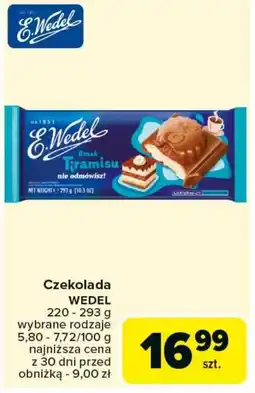 Carrefour Czekolada E. Wedel oferta