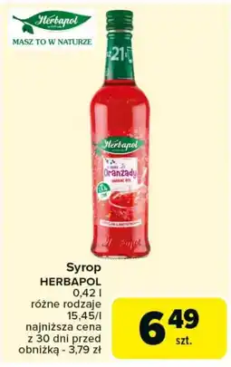Carrefour Syrop Herbapol oferta