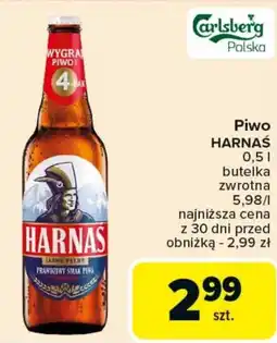 Carrefour Piwo Harnaś oferta