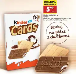 Biedronka Wafelki Kinder oferta