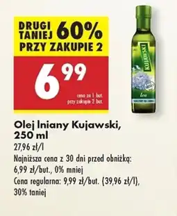 Biedronka Olej lniany Kujawski oferta