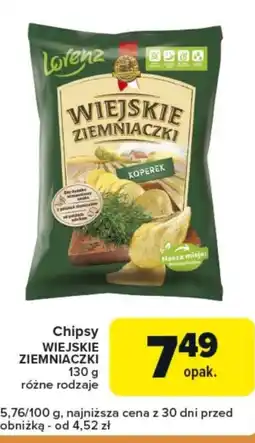 Carrefour Express Chipsy Wiejskie ziemniaczki oferta
