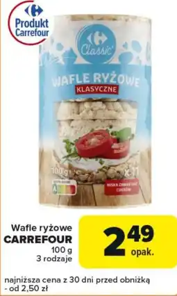 Carrefour Express Wafle ryżowe Carrefour oferta
