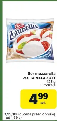 Carrefour Express Mozzarella Zott oferta