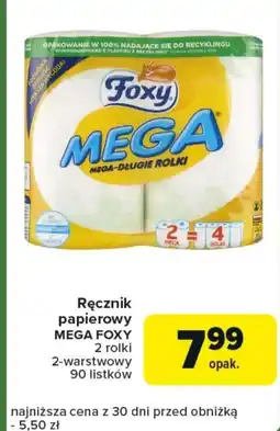 Carrefour Express Ręcznik papierowy Foxy oferta
