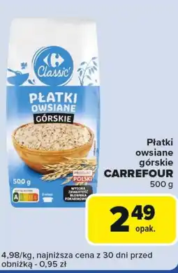 Carrefour Express Płatki owsiane Carrefour oferta