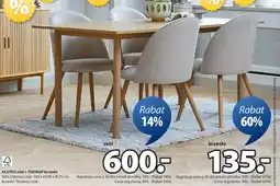 JYSK Alsted stół + thorup krzesło oferta